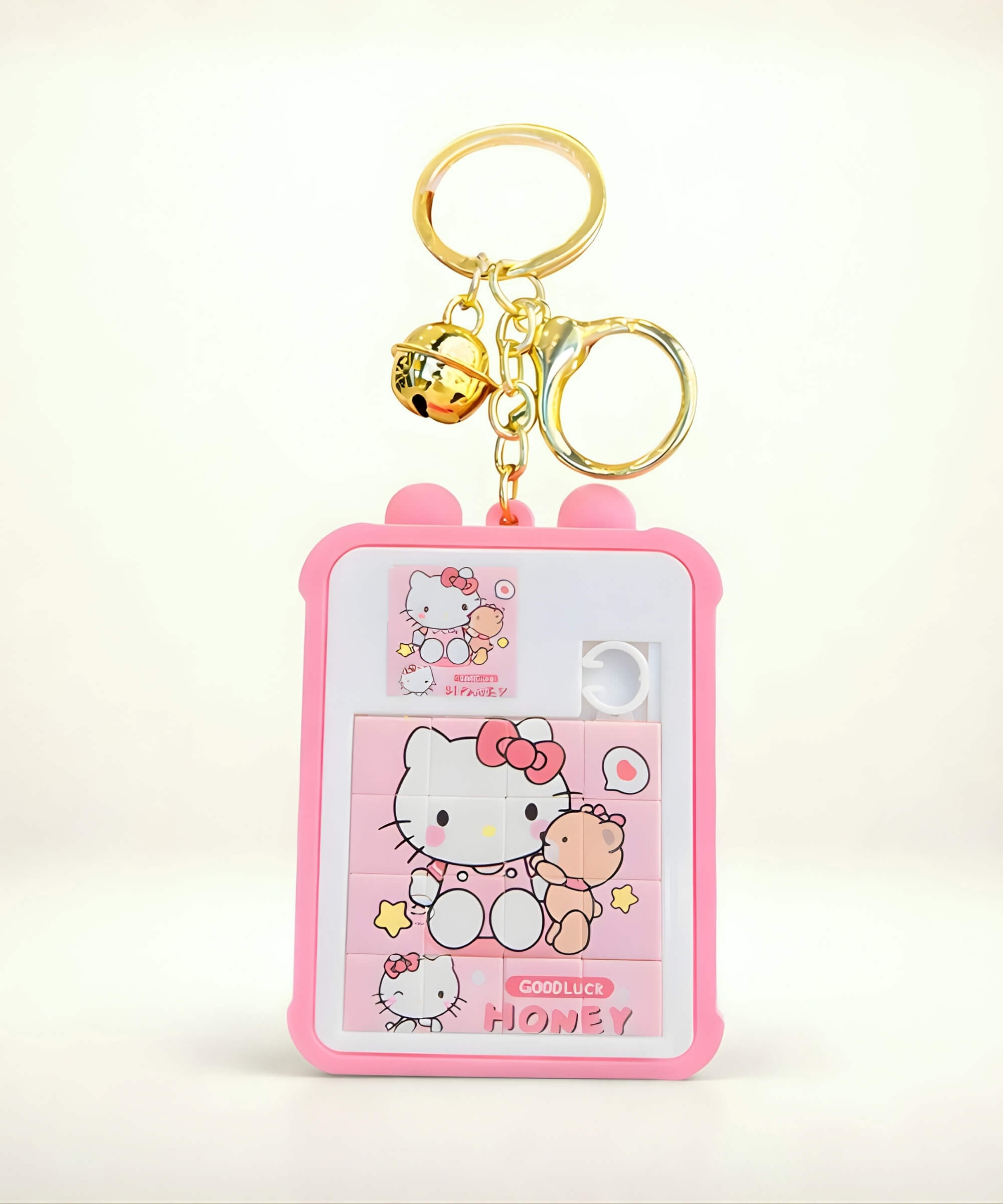 Sanrio puzzle keychain Hello Kitty sliding jigsaw bag charm cute pink character keychain variant